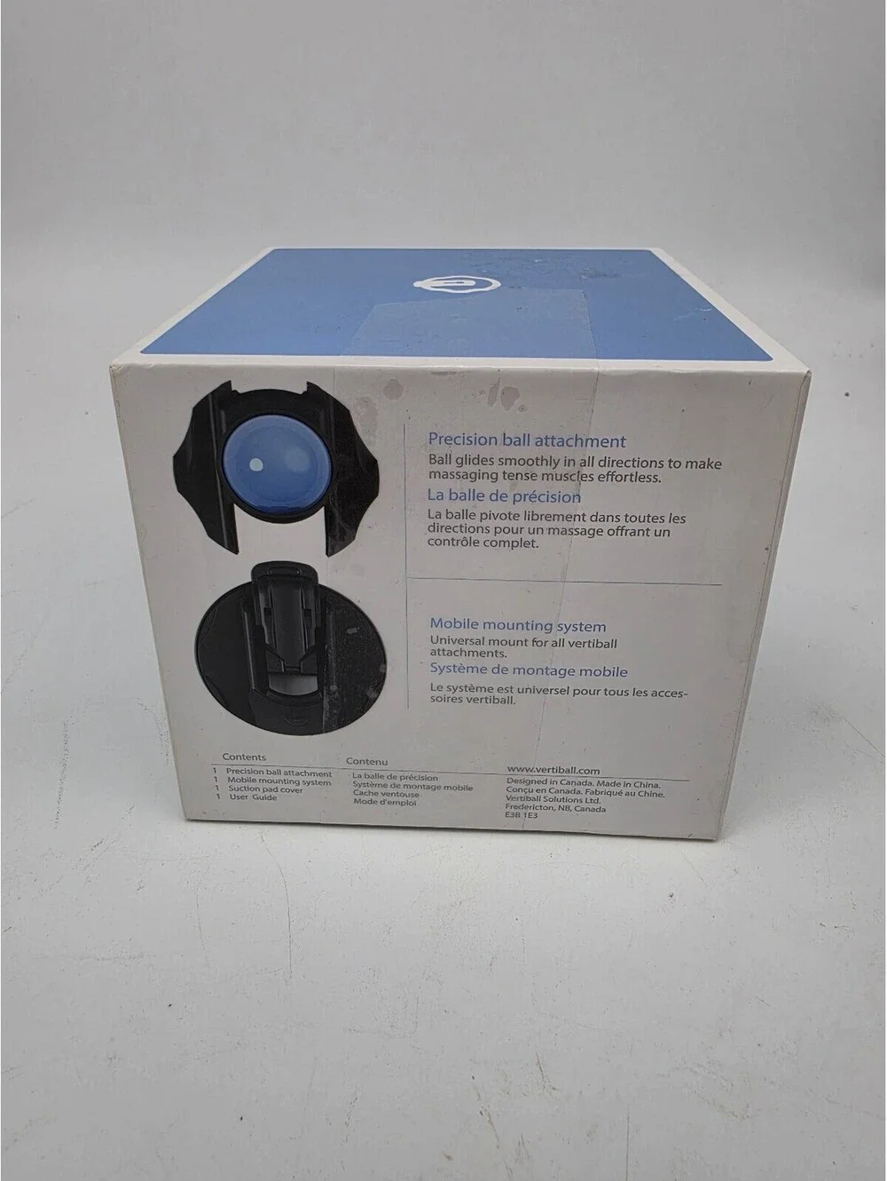 Vertiball Precision Massager with Mobile Mounting System